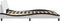 vidaXL - Bedframe - met - hoofdbord - kunstleer - zwart - en - wit - 160x200 - cm