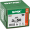 SPAX BLAX 50 mm 200 stuk(s) Schroef