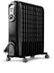 DeLonghi V551225.BG - Oliegevulde radiator 2500W - Venturi-effect - Zwart