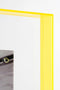 Mica Decorations Wanddecoratie - Vrouw op duikplank - L40 x B3 x H50 cm - Grijs