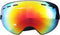 Frameless Skibril - Snowboardbril - Rood Spiegelglas - Mat Zwart - Categorie 3
