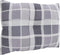 vidaXL - Palletkussens - 3 - st - stof - ruitpatroon - grijs