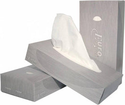 Facial tissues - Euro Products -Tissues - Wit - Doos 40 boxen 100 vel