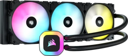 Corsair H150 RGB - Alles-in-één vloeistofkoeler - 360mm - Zwart