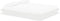 vidaXL - Bedframe - massief - hout - wit - 160x200 - cm
