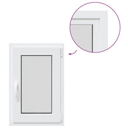 vidaXL - Kelderraam - "RISOR" - 50x75 - cm - draai-kiep - DIN - rechts - wit
