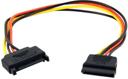 Gembird SATA CC-SATAMF-01 - Kabel - Male/male - 30 cm - Geel Zwart