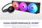 NZXT Kraken Plus 360 RGB - AIO-vloeistofkoeler - LCD-display RGB-ventilatoren - Zwart