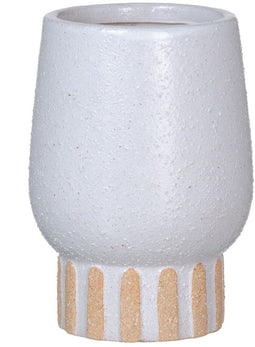 Vaas Wit Keramisch 12,5 x 12,5 x 18 cm