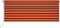 vidaXL - Luifel - met - rolgordijn, - LED - en - windsensor - 4x3 - m - oranje - en - bruin