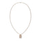 Tommy Hilfiger TJ2700749 - Dames Ketting - Staal - Rosé goud - 60 cm