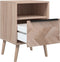 vidaXL - Finori - Finori - Dressoir - Lusk - 61A - 38,5x38,5x57 - cm - sonoma - eikenkleurig