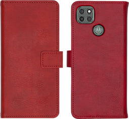 iMoshion Hoesje Geschikt voor Motorola Moto G9 Power Hoesje Met Pasjeshouder - iMoshion Luxe Bookcase - Rood