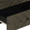 vidaXL - Nachtkastje - 50x33x62 - cm - massief - mangohout - zwart