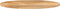 vidaXL - Tafelblad - ovaal - 120x50x3,8 - cm - massief - mangohout