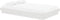 vidaXL - Bedframe - massief - hout - wit - 120x200 - cm
