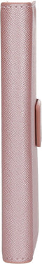 Mobiparts iPhone 13 Mini - Wallet Case - Saffiano motief - Roze