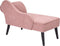 BIARRITZ - Chaise longue - Roze - Rechtszijdig - Polyester