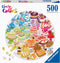 Ravensburger Round puzzle Circle of colors Desserts pastries - Legpuzzel - 500 stukjes