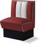 Bel Air Dinerbank Single Booth HW-70 Ruby