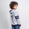 HARRY POTTER - HOODIE -GRIJS - COTTON BRUSHED - 10 JAAR