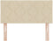 vidaXL - Hoofdbord - met - Diamantblokken - Design - Crème - 90 - cm - Stof