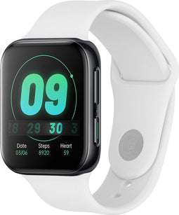iMoshion Bandje Geschikt voor Oppo Watch 41 mm - iMoshion Siliconen bandje - Wit