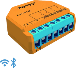 Shelly Plus i4 - DC Scenariomodule - WiFi Bluetooth - 4 digitale ingangen