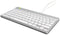 R-Go Tools Compact Break - Ergonomisch Toetsenbord met Pauze Indicator - Bedraad - Qwerty US - Wit