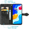 imoshion Hoesje Geschikt voor Xiaomi Redmi Note 11 (4G) / Redmi Note 11S (4G) Hoesje Met Pasjeshouder - imoshion Mandala Bookcase - Zwart