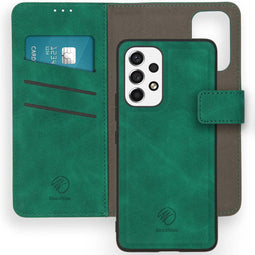 iMoshion Hoesje Geschikt voor Samsung Galaxy A53 Hoesje Met Pasjeshouder - iMoshion Uitneembare 2-in-1 Luxe Bookcase - Donkergroen