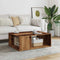 vidaXL - Salontafel - 90x67x33 - cm - bewerkt - hout - oud - houtkleurig
