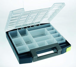 Raaco Assortimentsdoos - Boxxser 55 - Met 15 Inzetbakjes - 284 x 298 x 55 mm - 138314