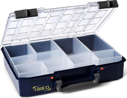 Raaco Assortimentsdoos - CarryLite 80 - Met 9 Inzetbakjes - 278 x 337 x 79 mm - 143608