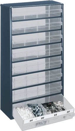 Raaco - Metalen ladekast - 8 lades