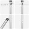 vidaXL - Fencepalen - met - Basisplaten - 7 - stuks - Ø32mm - 88,5cm - Gegalvaniseerd - Staal