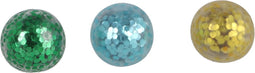 Raamkruiper Knijpballen Glitter, 3st.