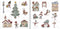Raamstickers Little Dutch - Kerst - Herbruikbaar - Statische raamfolie