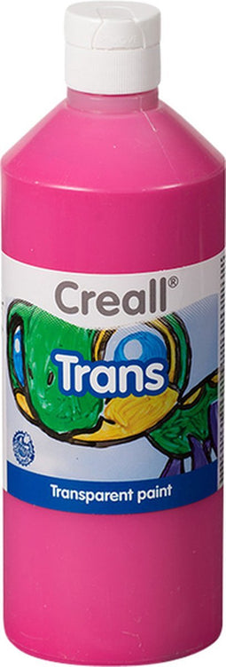 Raamverf creall trans roze 500ml | 1 fles