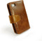 Apple iPhone 4/4S - Vintage leren portemonnee hoesje - 2 pasjes - bruin