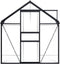 vidaXL - Tuinkas - 4,75 - m² - aluminium - antracietkleurig