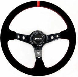 Race stuurwiel OCC Motorsport Zwart Zwart/Rood Rood/Zwart Ø 35 cm