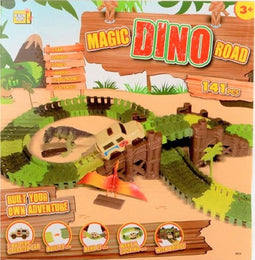Racebaan - Magic Road - Dino - Junior - 141-delig