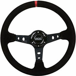 Racing Steering Wheel Track Black