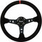 Racing Steering Wheel Track Black