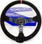 Racing Steering Wheel Track Black