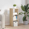 vidaXL - Boekenkast - stapelbaar - 30x30x80 - cm - bewerkt - hout - sonoma - eiken