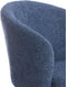 Radaja eetkamerstoel - donkerblauw/zwart
