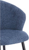 Radaja eetkamerstoel - donkerblauw/zwart