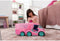 Radiogestuurd voertuig - Mondo Motors - Geluiden en lichten - Barbie DJ Express Deluxe - Auto met aanhanger / muziekpodium - 50cm